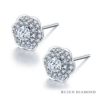 【RUIEN DIAMOND 瑞恩鑽石】輕珠寶系列 33分 鑽石耳環(18K金)