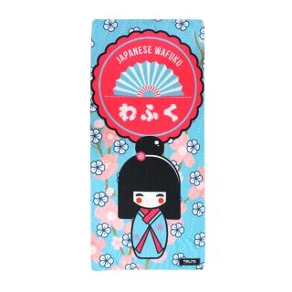 【TELITA】超細纖維日系和風海灘巾/浴巾(和風娃娃)