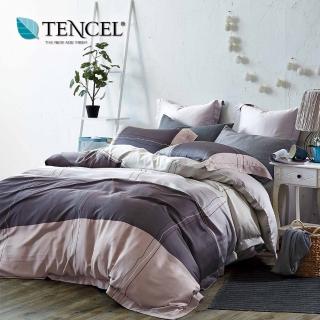 【貝兒居家寢飾生活館】100%天絲四件式兩用被床包組 純品(加大)