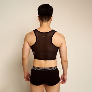 【DOUBLE】DOUBLE束胸 COOLMESH 拉鍊半身(S~XL)