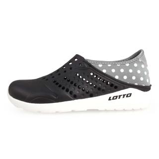 【LOTTO】女波點洞洞鞋-海邊 排水 水陸鞋 懶人鞋 走路鞋 輕便鞋(LT9AWS0360)