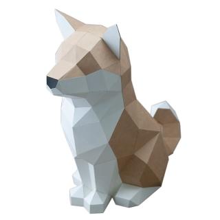 【SPICE】問創 Ask Creative DIY手作3D紙模型 禮物 擺飾-傲嬌屬性柴柴