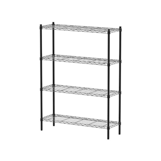 【dayneeds 日需百備】輕型 90x30x120公分烤漆四層架(鐵力士架/收納層架/鞋架/展示架/層架/鐵架)