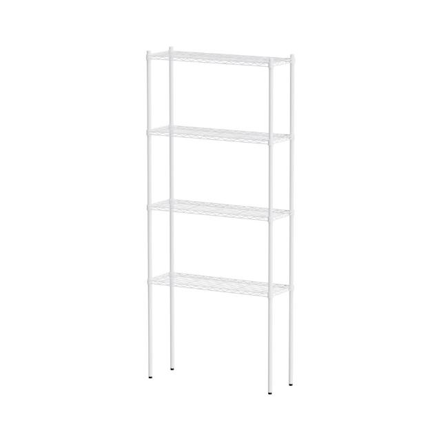 【dayneeds 日需百備】輕型 90x30x210公分 烤漆四層架(鐵力士架/收納層架/鞋架/展示架/層架/鐵架)