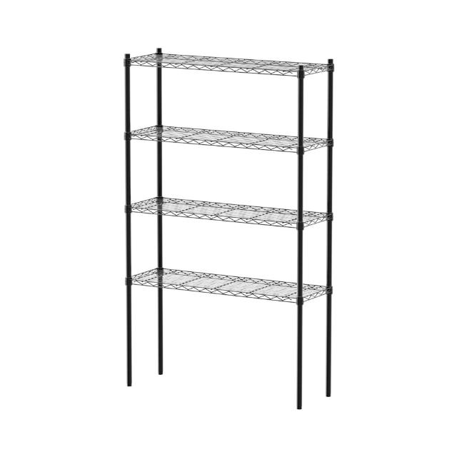 【dayneeds 日需百備】輕型 90x30x150公分 烤漆四層架(鐵力士架/收納層架/鞋架/展示架/層架/鐵架)
