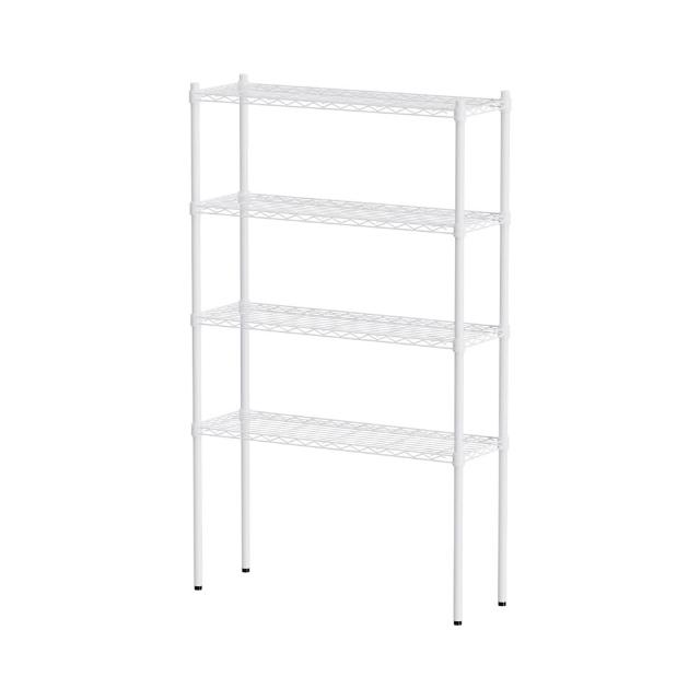 【dayneeds 日需百備】輕型 90x30x150公分 烤漆四層架(鐵力士架/收納層架/鞋架/展示架/層架/鐵架)