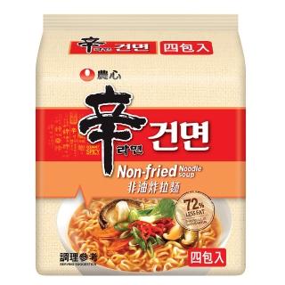 【NONG SHIM 農心】農心 非油炸辛拉麵4入(388g)