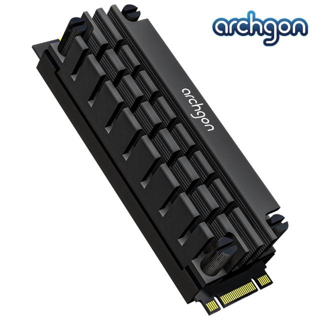 【archgon 亞齊慷】M.2 2280 SSD 散熱片組-黑色(HS-1110-K)