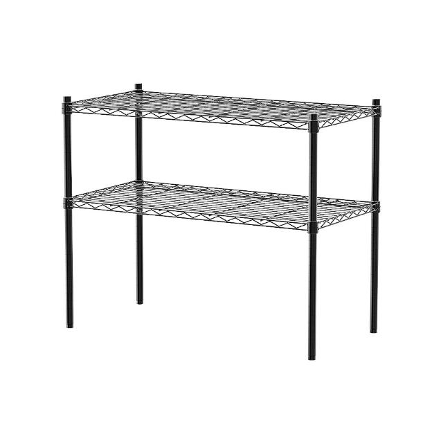 【dayneeds 日需百備】輕型 90x45x75公分烤漆二層架(鐵力士架/收納層架/鞋架/展示架/層架/鐵架)