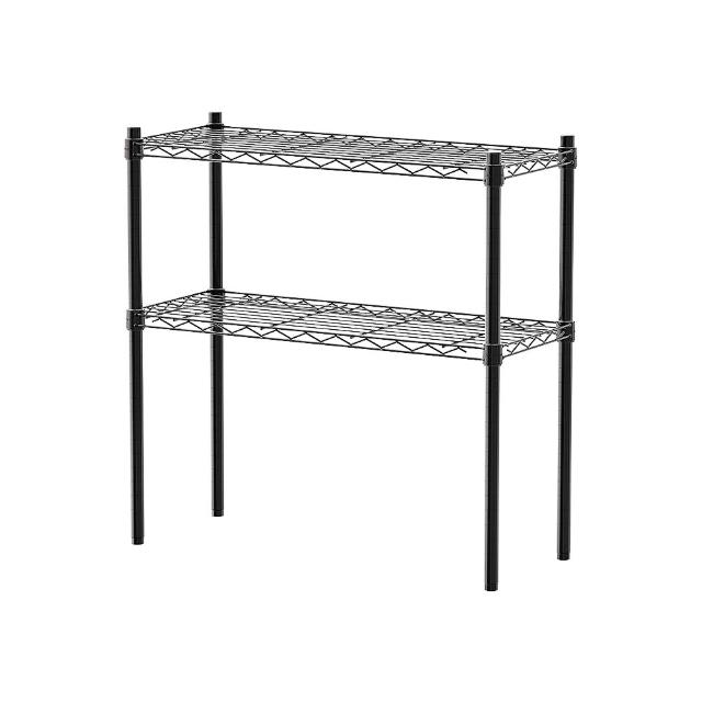 【dayneeds 日需百備】輕型 76x30x75公分烤漆二層架(鐵力士架/收納層架/鞋架/展示架/層架/鐵架)
