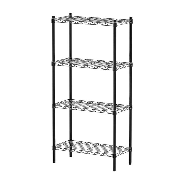 【dayneeds 日需百備】輕型 60x30x120公分烤漆四層架(鐵力士架/收納層架/鞋架/展示架/層架/鐵架)