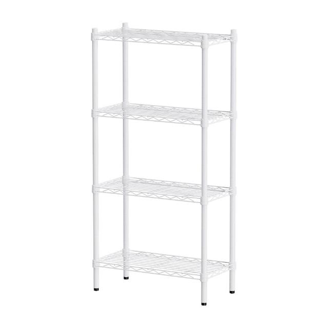 【dayneeds 日需百備】輕型 60x30x120公分烤漆四層架(鐵力士架/收納層架/鞋架/展示架/層架/鐵架)