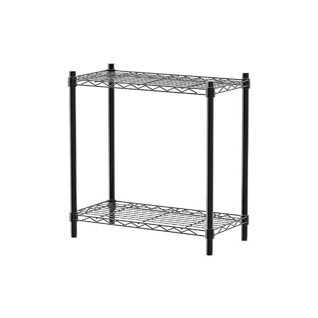 【dayneeds 日需百備】輕型 60x30x60公分烤漆二層架(鐵力士架/收納層架/鞋架/展示架/層架/鐵架)
