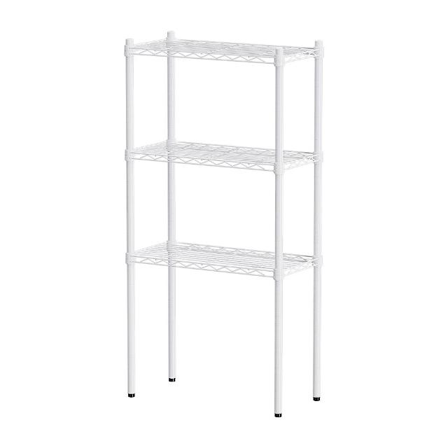 【dayneeds 日需百備】輕型 60x30x120公分烤漆三層架(鐵力士架/收納層架/鞋架/展示架/層架/鐵架)