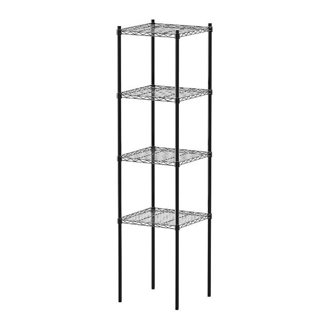 【dayneeds 日需百備】輕型 45x45x180公分烤漆四層架(鐵力士架/收納層架/鞋架/展示架/層架/鐵架)