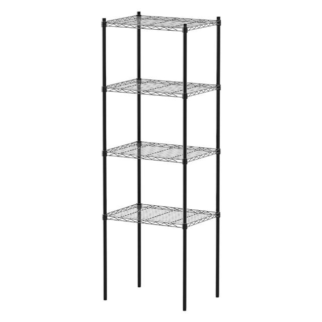 【dayneeds 日需百備】輕型 60x45x180公分烤漆四層架(鐵力士架/收納層架/鞋架/展示架/層架/鐵架)