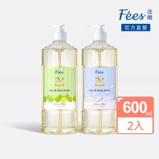 【Fees 法緻】嬰兒柔護洗髮沐浴精600ml 2入組