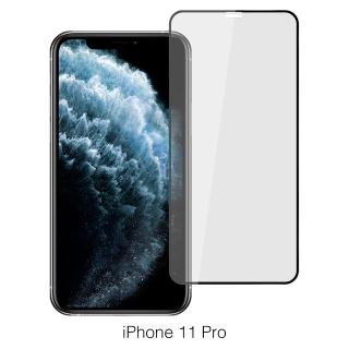 【Ayss】蘋果 Apple iPhone 11 Pro/5.8吋(滿版手機玻璃保護貼/鋼化玻璃膜-黑)