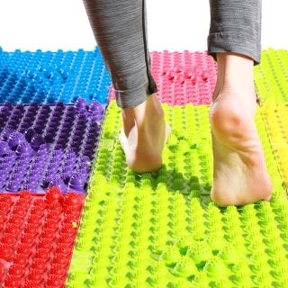 【樂居家】一般款腳底按摩器-4入組(按摩器 按摩板 指壓板 足底按摩器 穴道按摩器 按摩地墊)