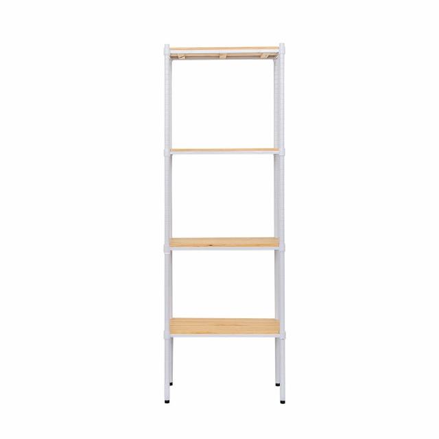 【dayneeds 日需百備】松木 60x30x180公分烤漆四層架 全松木 多款可選(木板層架/收納層架/層架/鐵架)