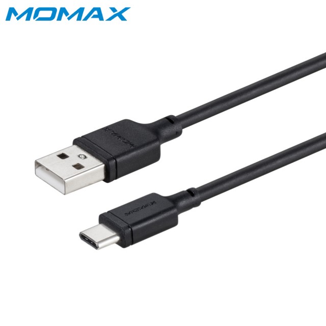 【Momax】Zero USB 至 Type-C 連接線0.3米DA17-黑