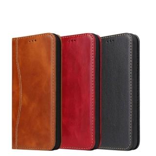 【Fierre Shann】iPhone 11 6.1吋 磁吸側掀新西槍系列手工真皮皮套