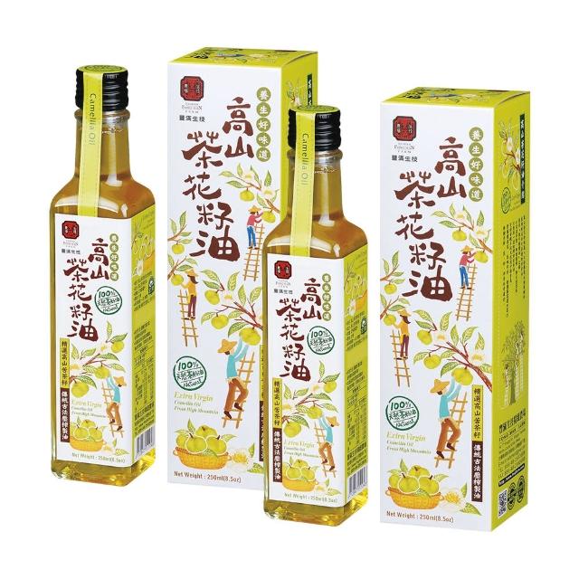 【豐滿生技】高山茶花籽油 250ml(二入組)