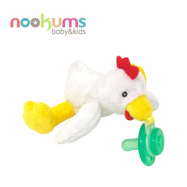 【nookums】寶寶可愛造型安撫奶嘴/玩偶 無搖鈴款(多款可選)