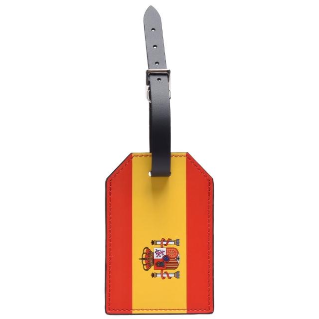 【Louis Vuitton 路易威登】M63340限量款2018 FIFA World Cup西班牙國旗行李吊牌