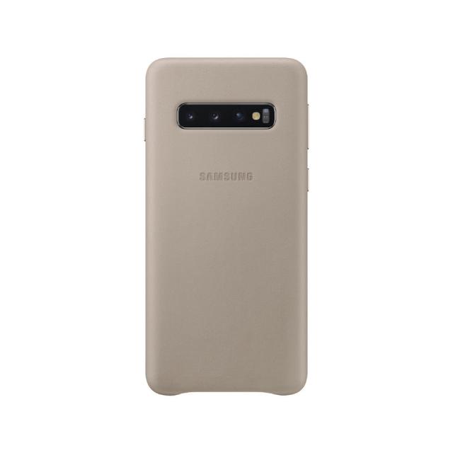 【Samsung 三星】GALAXY S10 原廠皮革背蓋(台灣公司貨)