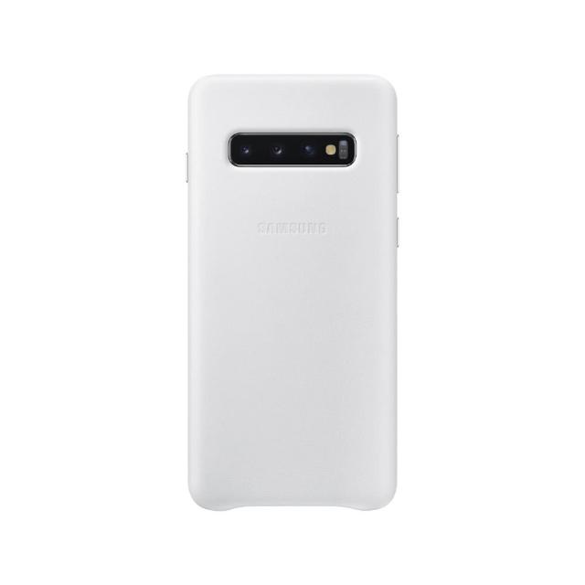 【Samsung 三星】GALAXY S10 原廠皮革背蓋(台灣公司貨)