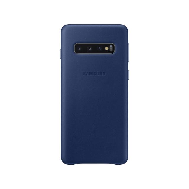【Samsung 三星】GALAXY S10 原廠皮革背蓋(台灣公司貨)