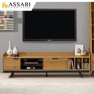 【ASSARI】摩德納6尺電視櫃(寬182x深40x高50cm)