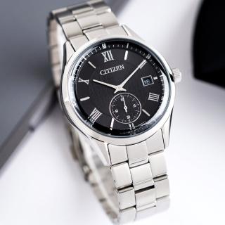 【CITIZEN 星辰】Eco-Drive 簡約率性光動能不鏽鋼腕錶/黑(BV1120-91E)