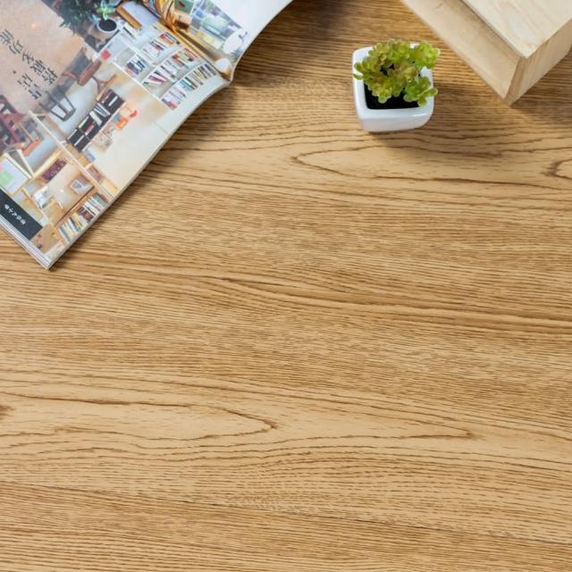 【樂嫚妮】DIY自黏式仿木紋質感 巧拼木地板 木紋地板貼 PVC塑膠地板 防滑耐磨 可自由裁切 240片入/約10坪