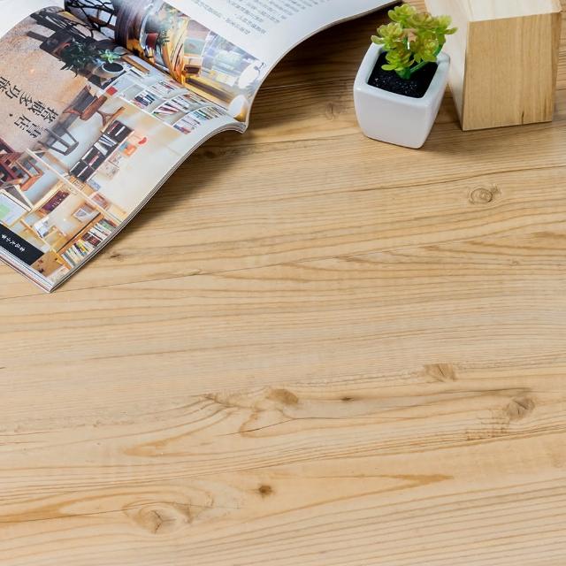 【樂嫚妮】DIY自黏式仿木紋質感 巧拼木地板 木紋地板貼 PVC塑膠地板 防滑耐磨 可自由裁切 480片入/約20坪