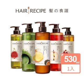 Hair Recipe 洗髮3入組 營養洗髮露 洗髮精530ml X3 日本髮的料理 蘋果生薑 奇異果清爽 蜂蜜保濕任選 Momo購物網