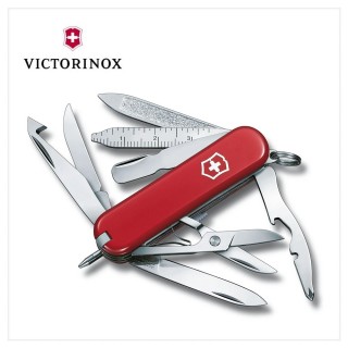 【VICTORINOX 瑞士維氏】MiniChamp18用瑞士刀/紅(0.6385)