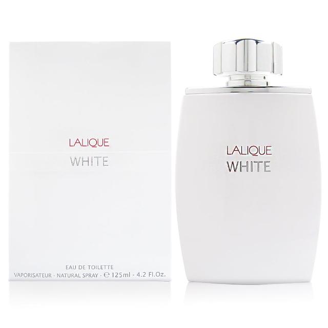 【LALIQUE 萊儷】White 白光時尚男性淡香水 125ml(熱賣中)