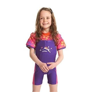 【Zoggs】小人魚水翼防曬浮力連身泳衣(嬰幼兒)