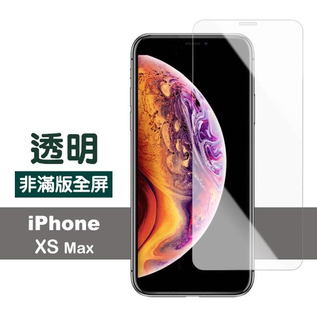 iPhone XS Max 透明 高清 非滿版 防刮 保護貼(xs max 手機螢幕 鋼化膜 保護貼)