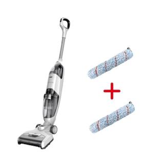 【HERAN 禾聯】MOMO獨家! 1月加碼送滾刷!無線洗拖吸塵器-HWC-22EC010(自動清潔滾刷/拖地吸塵/洗地機入門款)