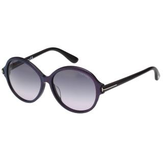 【TOM FORD】圓框 太陽眼鏡(紫色藍色系)