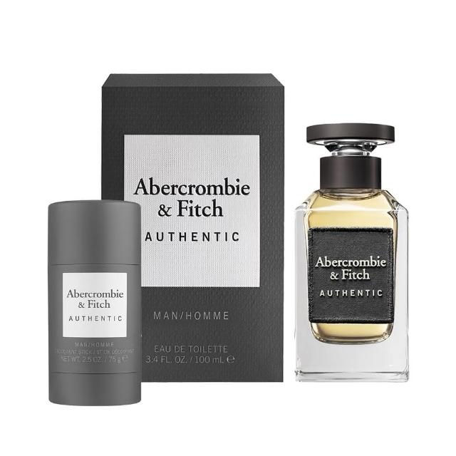 【Abercrombie & Fitch】真我男性淡香水100ml(贈體香膏75g)