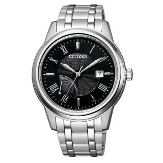 【CITIZEN 星辰】GENTS羅馬時尚光動能腕錶(AW7001-98E)