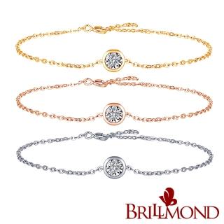 【BRILLMOND JEWELRY】經典閃耀18K金美鑽墜(四款選)