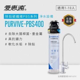 【EVERPURE 愛惠浦】PURVIVE-PBS400單道式廚下型淨水器(到府安裝)