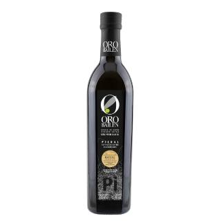 【Oro Bailen 皇嘉】皇家級Picual特級冷壓初榨橄欖油500mlx1入(酸度0.1%/生飲首選/低油酸/多國大獎)