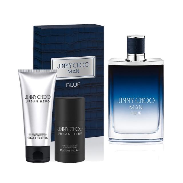 【JIMMY CHOO】酷藍男性淡香水100ml(贈隨機體香膏75g+沐浴精100ml)