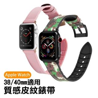 Applewatch 38mm/40mm 質感皮紋錶帶(Apple watch)